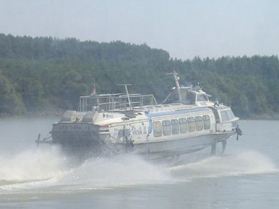 Hydrofoil (sister boat) on Blue Danube.